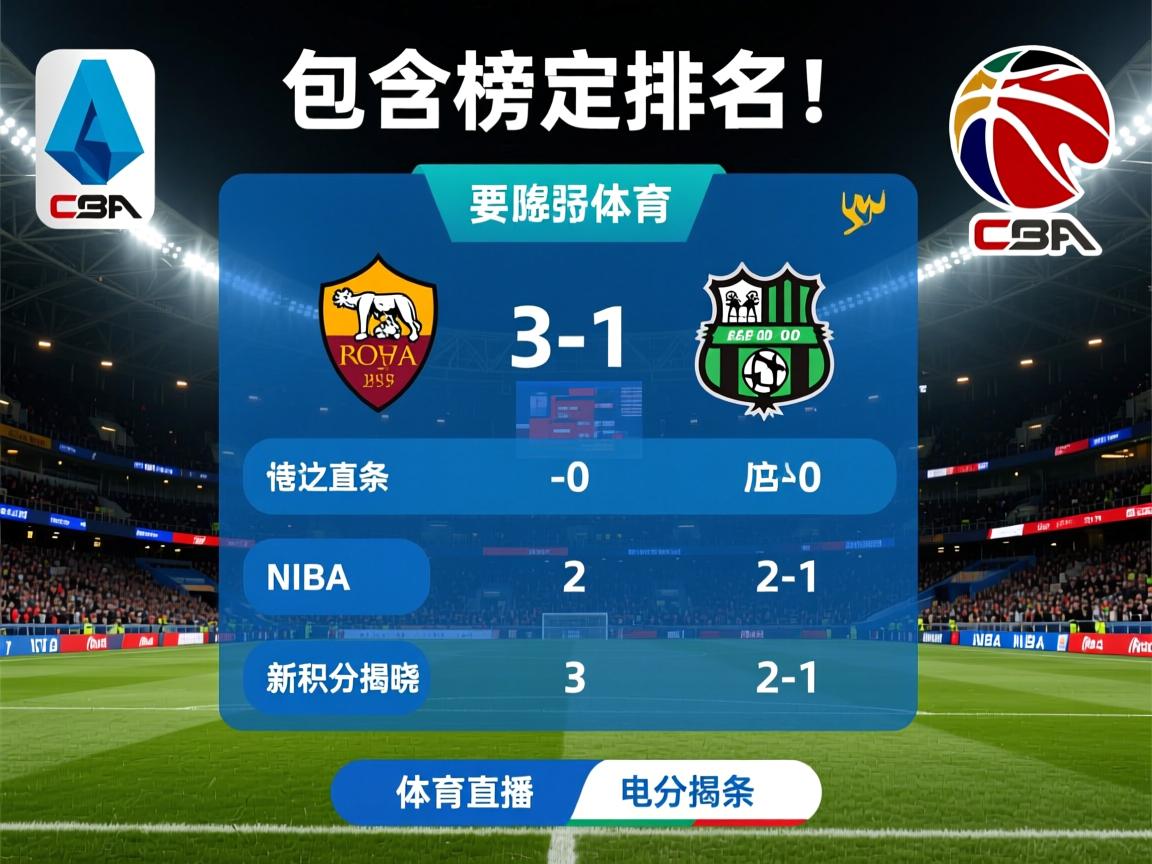 包含意甲赛果定排名！萨索洛3-1罗马2-0米兰2-1新积分榜揭晓的词条  第2张